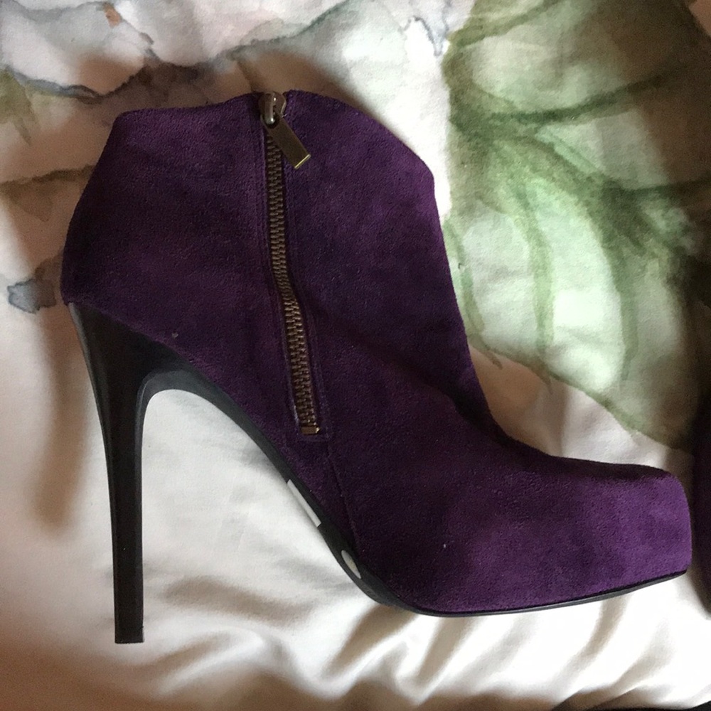 Purple boots